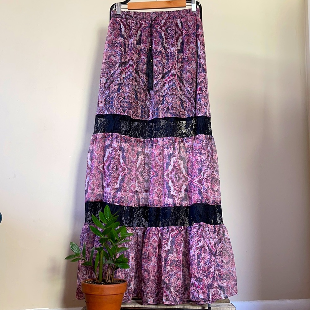 bebe Maxi Skirt S